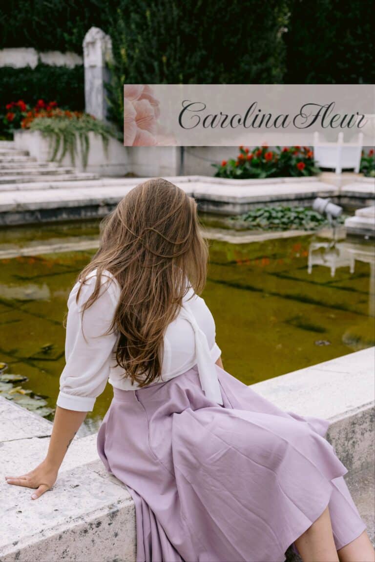 High Class Escort Carolina Fleur romantic dress